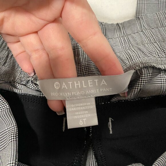 Athleta Brooklyn Plaid Ankle‎ Pant Size 6T (Tall) - Picture 5 of 10